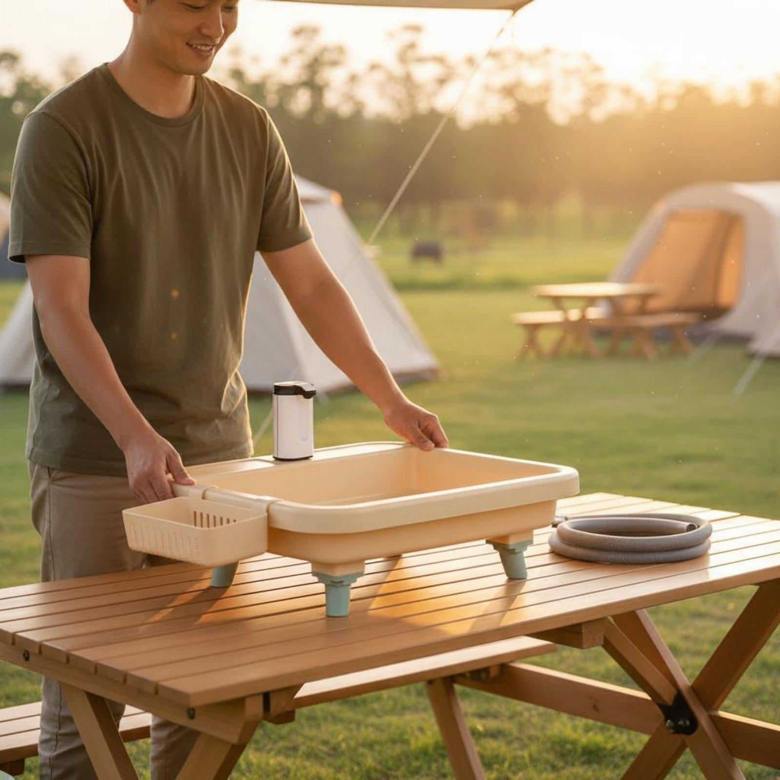 Faucet - Évier de camping portable avec robinet