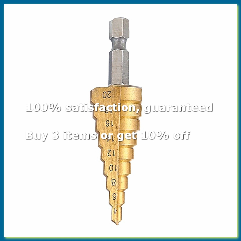 Drill Bits - Foret étagé HSS à rainure droite