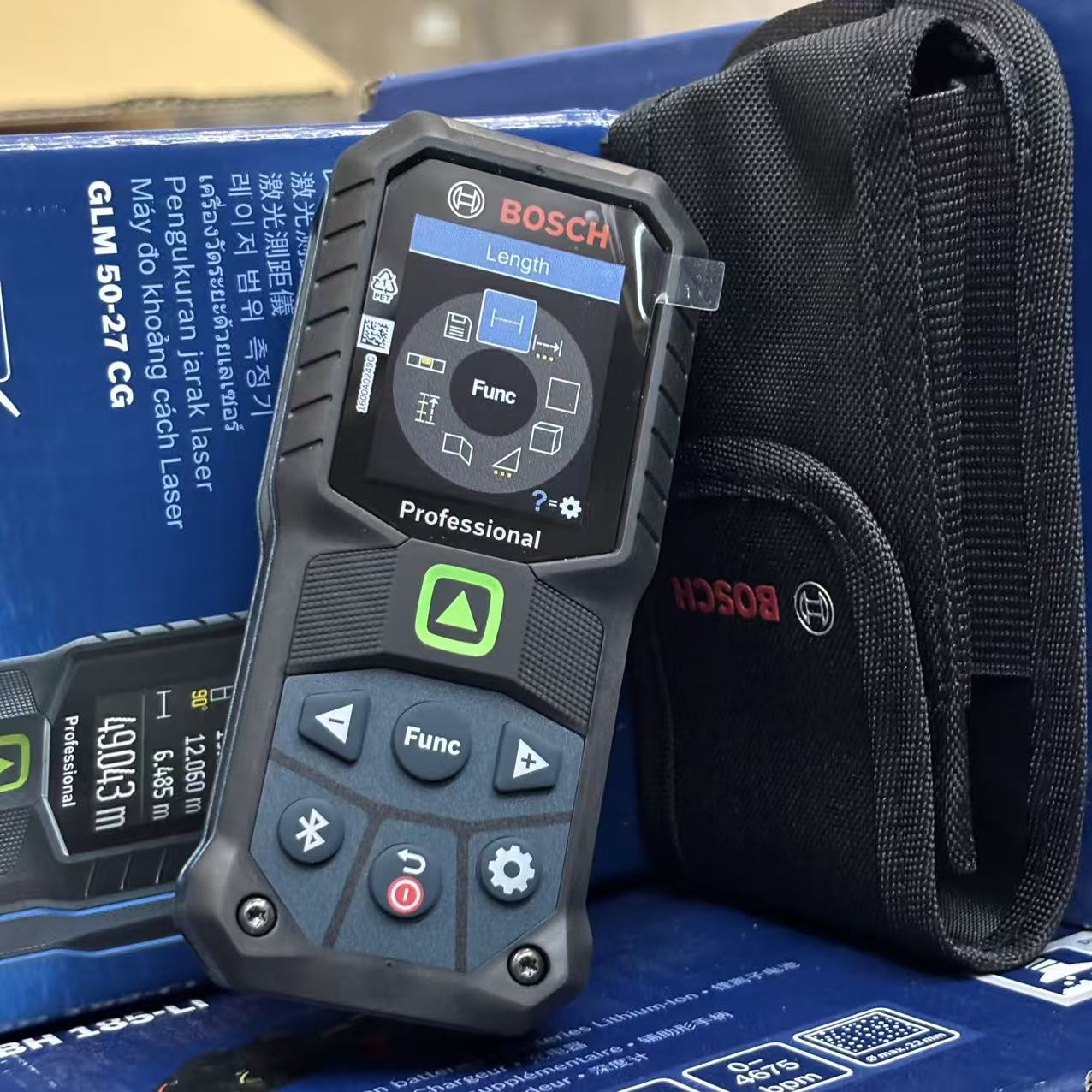 Tape Measure - Télémètre laser vert Bosch GLM 50-27