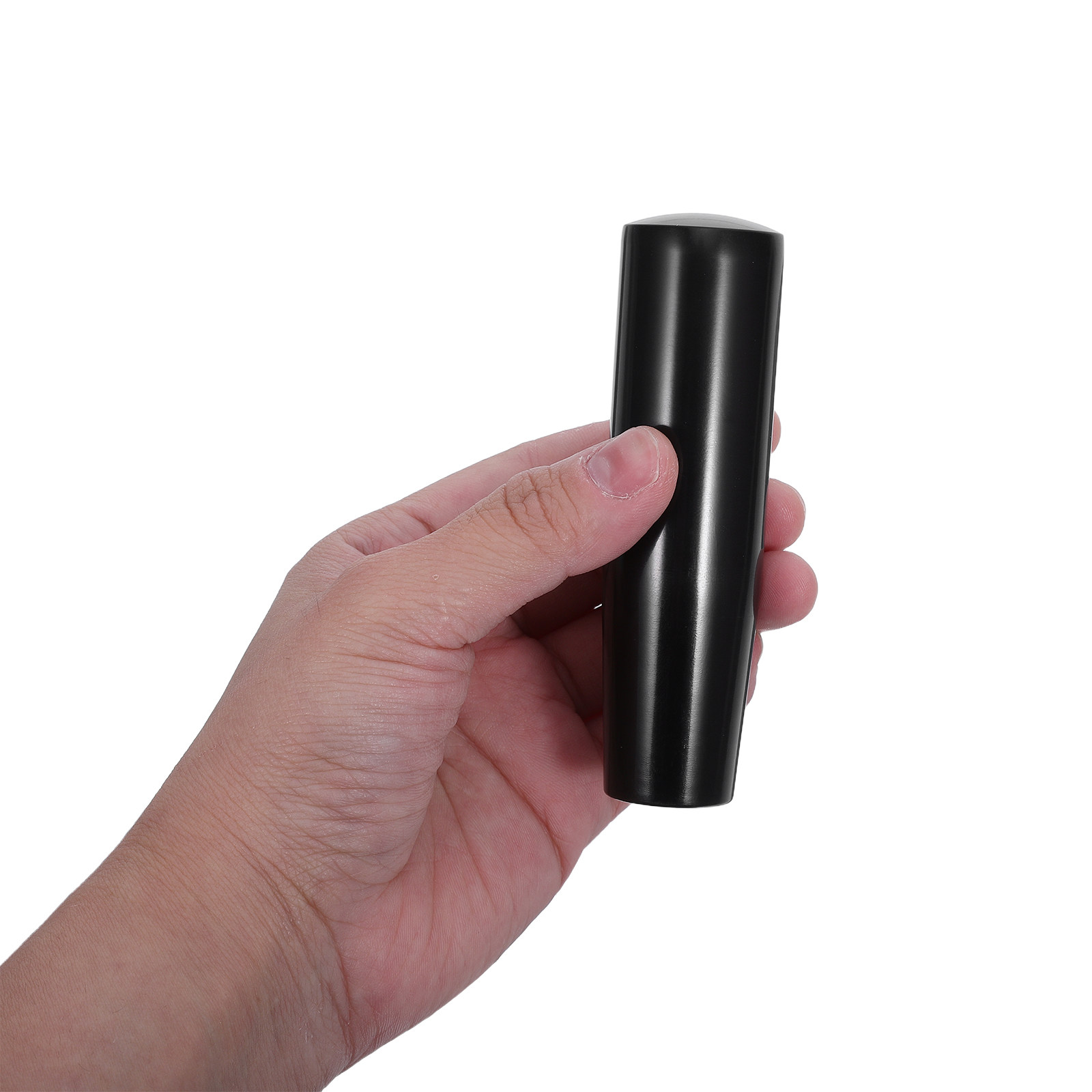 Door Handle - Poignée rotative noire 10 cm, manchon