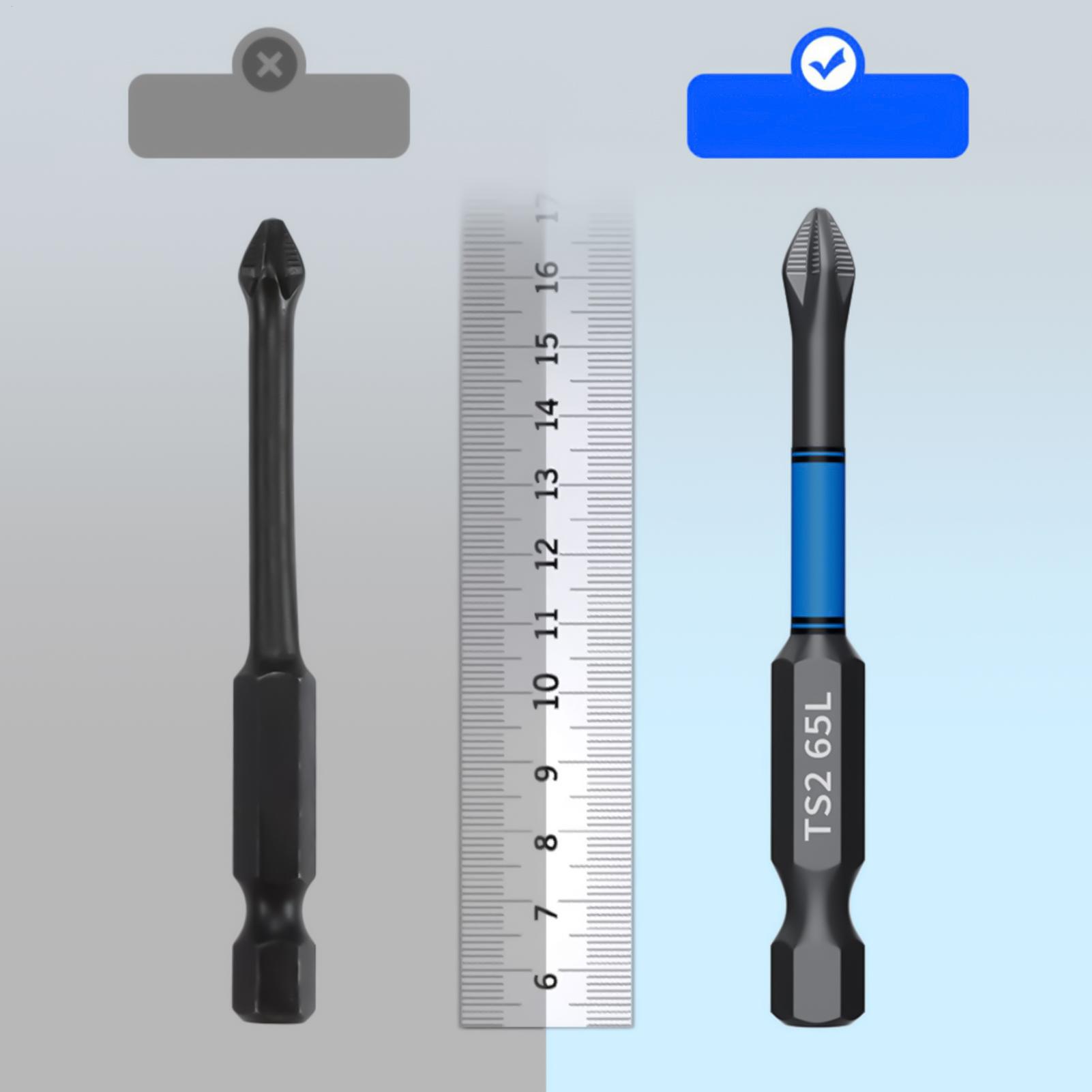 Drill Bits - Jeu de 6 embouts de tournevis