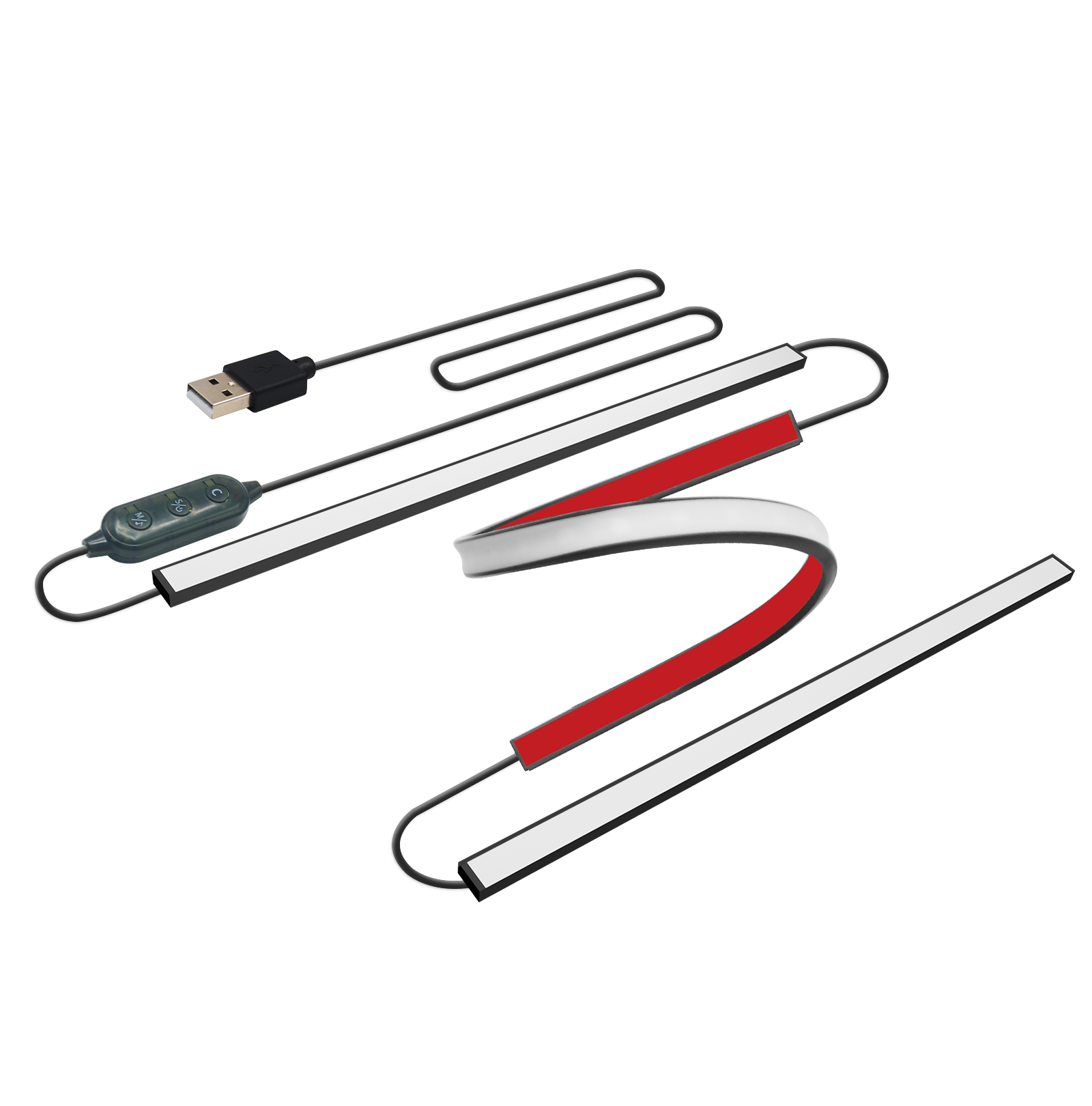 Led Strip Lights - Bande lumineuse LED RGB pour moniteur,