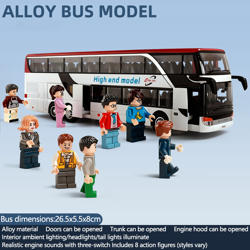 Light Switch - Modèle de bus en alliage avec