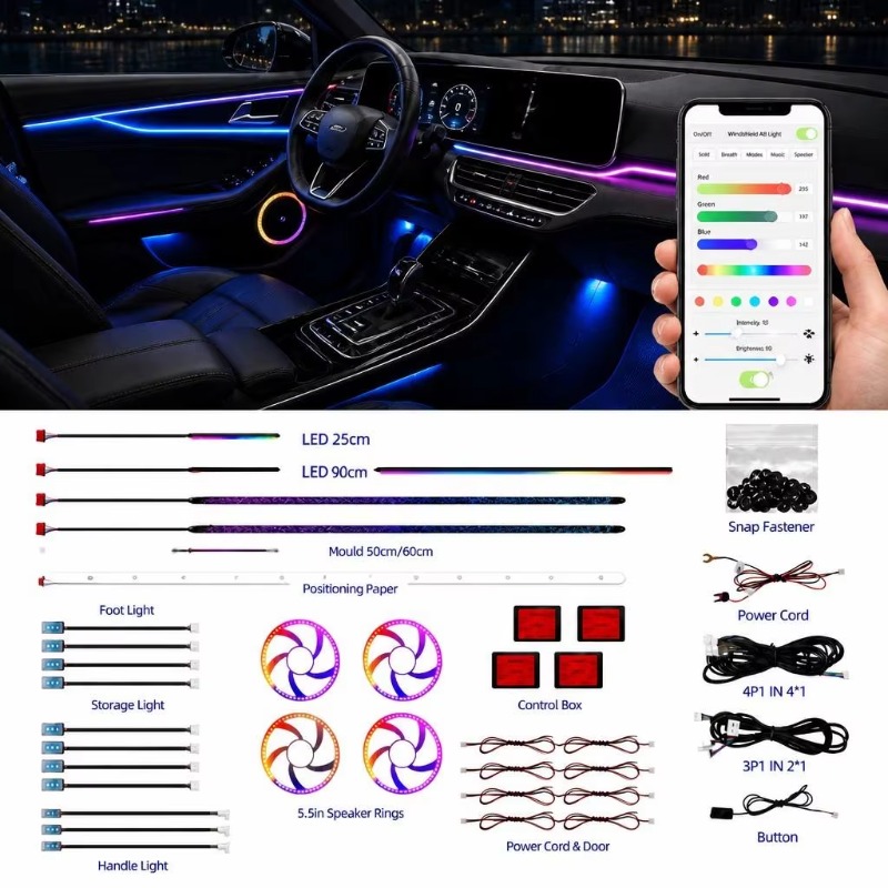 Kit d'éclairage d'ambiance pou - Door Handle avis et prix