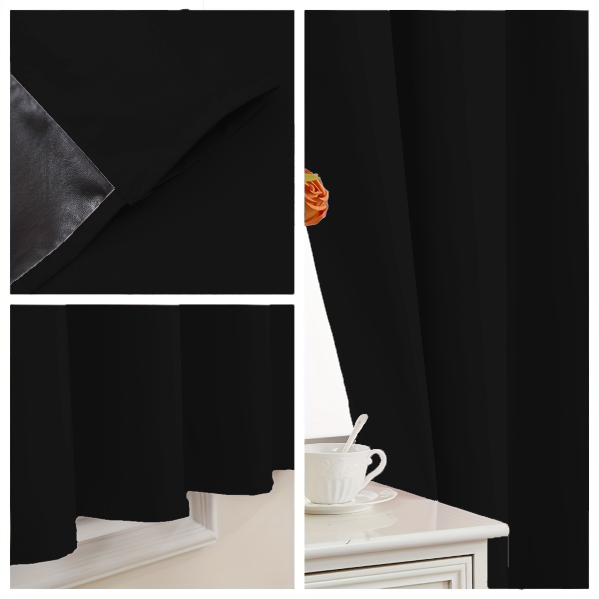 1 pièce de rideau occultant si - Curtain Rods avis et prix