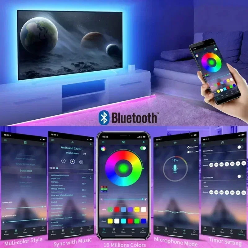 Bande lumineuse LED RGB intell - Led Strip Lights avis et prix