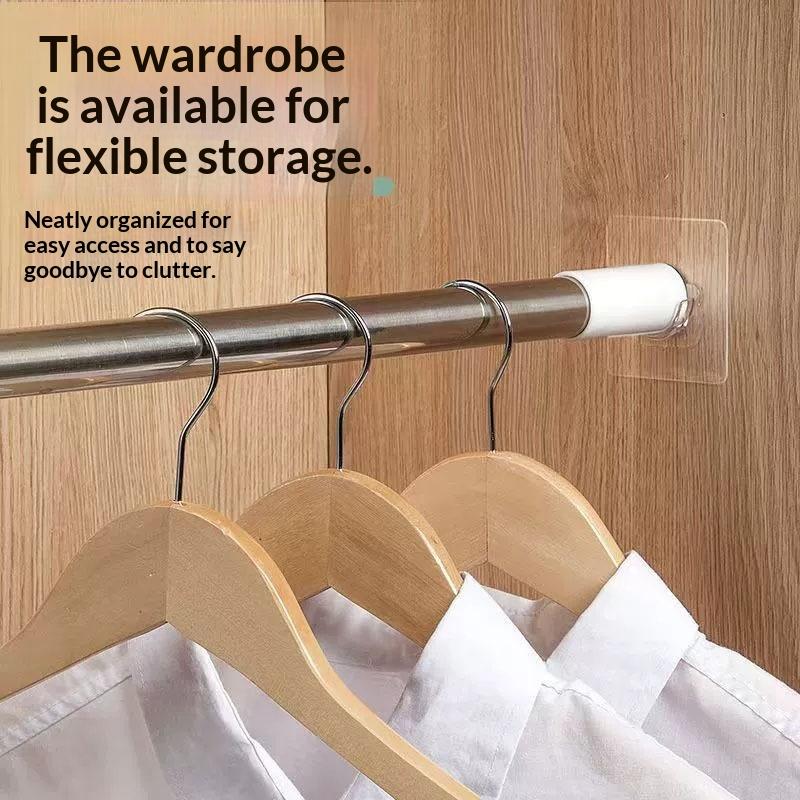 4 supports adhésifs transparen - Curtain Rods avis et prix